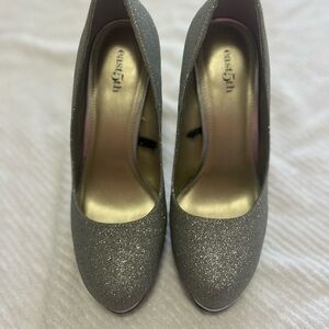 Glitter Heels - Silver